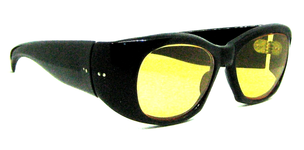 Solflex FAOSA Playa *style Italy 1960s Buddy Holy NOS Sunglasses & Ray-Ban case