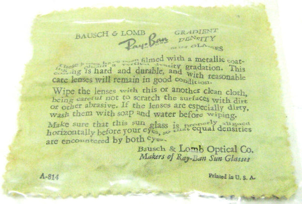 Ray-Ban USA Vintage 50s B&L NOS Rare Signet Deluxe Classic W1305 New Sunglasses