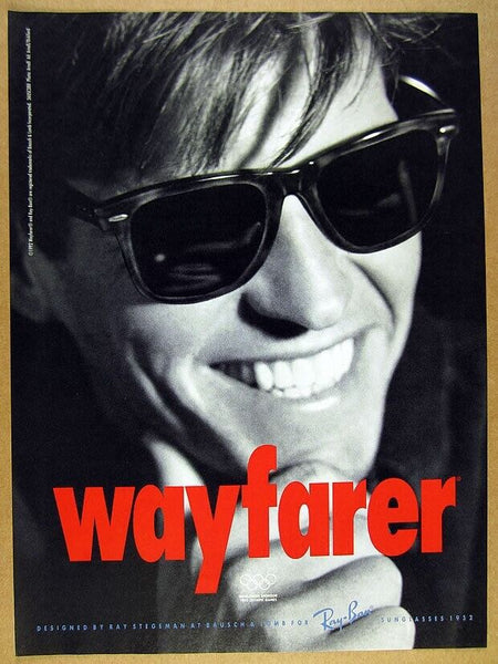 Ray-Ban USA Vintage B&L 1970S Wayfarer Ebony 5022 Nr.Mint Sunglasses & Case