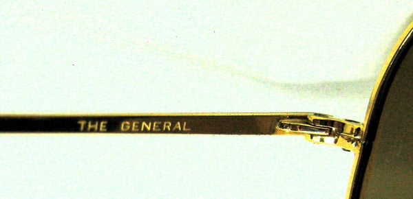 Ray-Ban USA Vintage 80s B&L *NOS The General RB-50 Aviator Rare 62mm Sunglasses