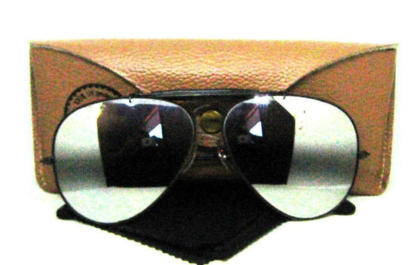 Ray-Ban Vintage 90s USA B&L Aviator DGM G-31 Black Chrome 62-14 Mint Sunglasses