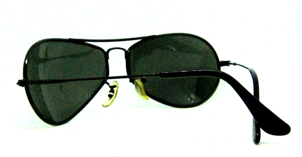 Ray-Ban USA 1980s Vintage B&L Aviator Air Boss G-15 Black Mint Sunglasses & Case