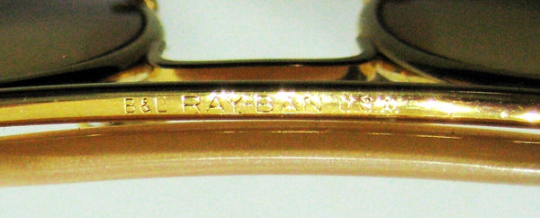 Ray-Ban USA Vintage 80s B&L *NOS The General RB-50 Aviator Rare 62mm Sunglasses