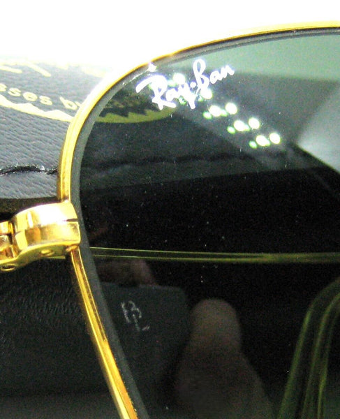 Ray-Ban USA Vintage 1980s B&L Aviator Caravan 58mm G-15 Mint Sunglasses & Case