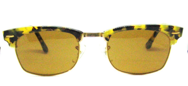 Vintage B&L Ray Ban USA B-15 Tortoise Square Antique Clubmaster W1483 Sunglasses