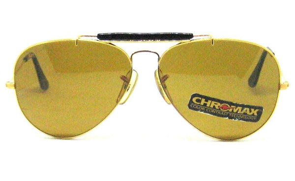 Ray-Ban USA Vintage 90s B&L Aviator Chromax 62mm For Driving GP Mint Sunglasses