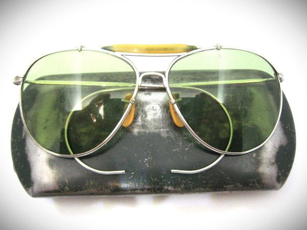 Vintage Ray-Ban USA Aviator 1940s WWII B&L USAAF USN AN6531 Sunglasses