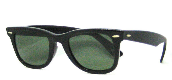 Ray-Ban USA Vintage B&L 1970S Wayfarer Ebony 5022 Nr.Mint Sunglasses & Case