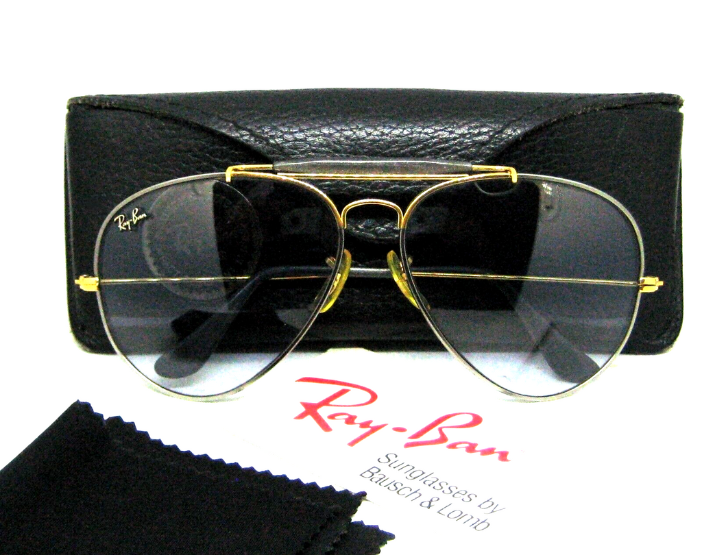 Ray-Ban USA B&L Vintage Precious Metals Titanium/Gold Ultra-Gradient Sunglasses