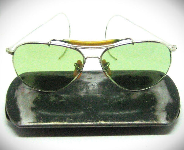 Vintage Ray-Ban USA Aviator 1940s WWII B&L USAAF USN AN6531 Sunglasses