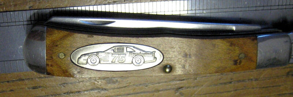 Remington UMC R12 USA Birdseye Maple Eye NASCAR Racing Trapper New Pocketknife