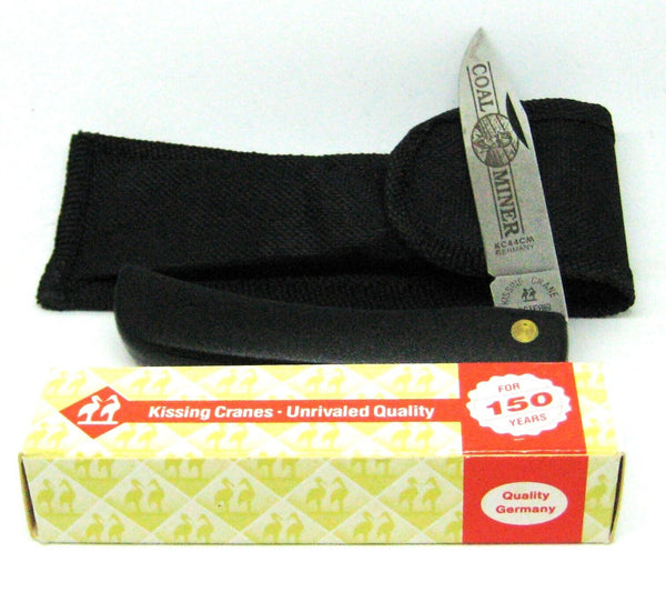 Vintage NOS Kissing Crane Rostfrei Coal Miner KC44CM New Pocket Knife Germany