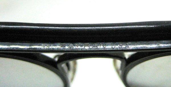 Ray-Ban Vintage 90s USA B&L Aviator DGM G-31 Black Chrome 62-14 Mint Sunglasses