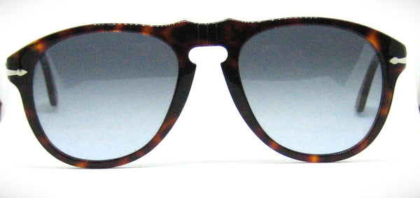 Persol NOS Vintage  Azure Top Gradient Lenses 649 Havana New w/case Sunglasses