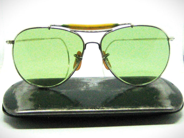 Vintage Ray-Ban USA Aviator 1940s WWII B&L USAAF USN AN6531 Sunglasses