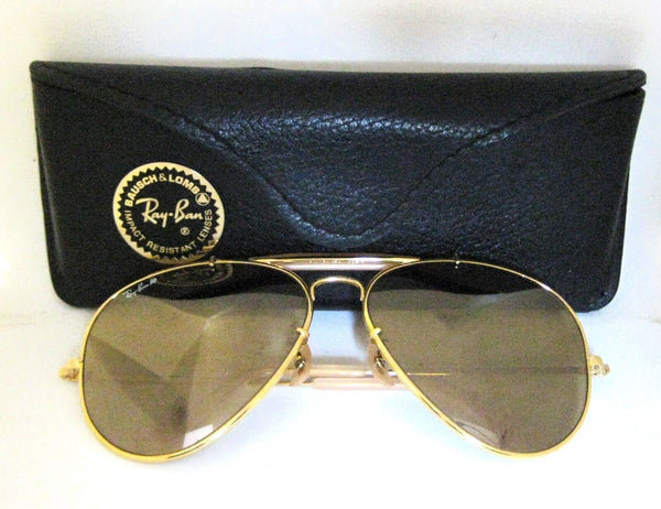 Ray-Ban USA Vintage 80s B&L *NOS The General RB-50 Aviator Rare 62mm Sunglasses