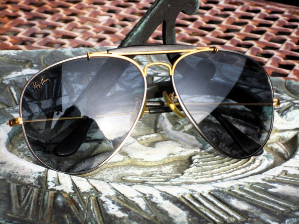 Ray-Ban USA B&L Vintage Precious Metals Titanium/Gold Ultra-Gradient Sunglasses