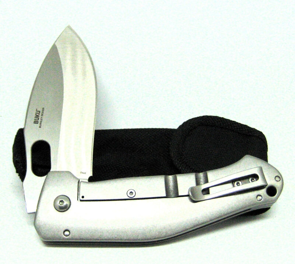 CRKT Burnley Buku Frame Lock Knife Colombia River 2460 NOS Vintage Discontinued