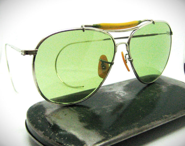 Vintage Ray-Ban USA Aviator 1940s WWII B&L USAAF USN AN6531 Sunglasses