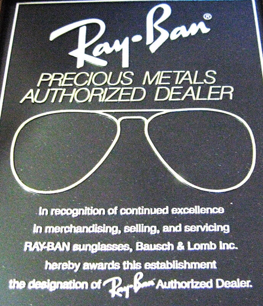 Ray-Ban USA B&L Vintage Precious Metals Titanium/Gold Ultra-Gradient Sunglasses