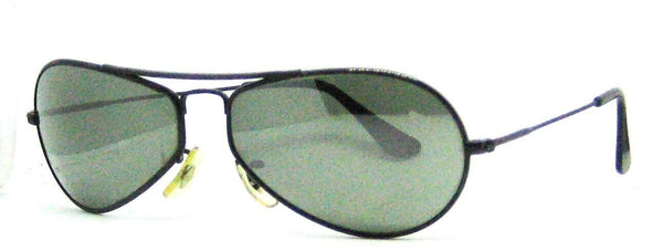 Ray-Ban USA 1980s Vintage B&L Aviator Air Boss G-15 Black Mint Sunglasses & Case