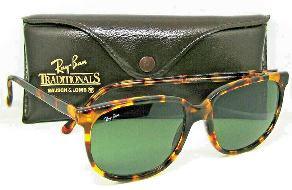 Ray-Ban USA Vintage 80s B&L TraditionalS Style 3 Leopard W1595 Exclnt Sunglasses