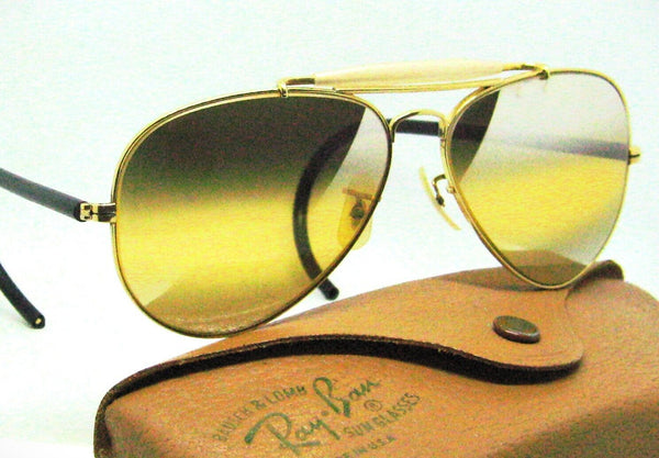 Ray-Ban USA B&L NOS Artic Deep Freeze 12K GF Aviator DGM Kalichrome Sunglasses