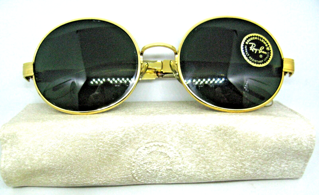 Ray-Ban USA NOS Vintage 1970s B&L THEO L4070 Arista Rare Etched New Sunglasses