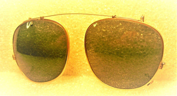 Vintage Ray-Ban USA 1950s Bausch & Lomb Rare "Clip-on" 48 *Nr.Mint Sunglasses - Vintage Sunglasses