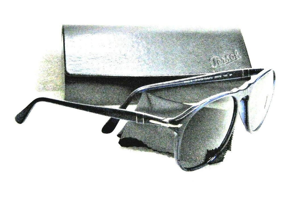 Persol Vintage 9649-S 1015/58 Rare Cobalto 55-18 Polarized New Sunglasses & Case
