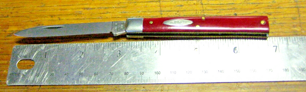 Case XX SS USA 10 Dot (1980) Bone 6185 SSP Doctors Knife - Pretty Smooth Redish