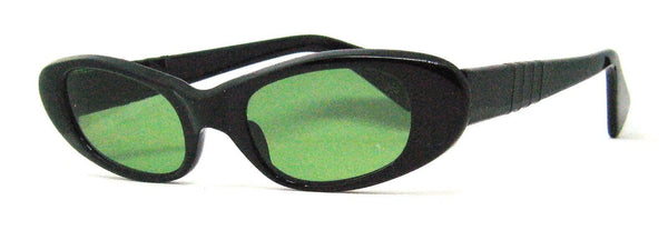 Persol Ratti Meflecto Vintage Cateye 70s Brevette Gloss Black NOS Sunglasses