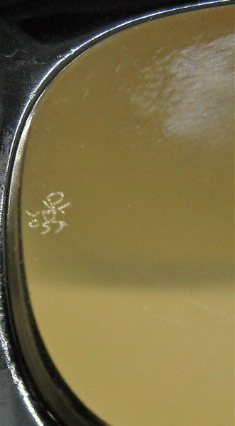 Persol Ratti Meflecto 1970s Vintage 58108 Rare Patent 48-70 Ebony Sunglasses