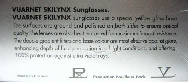 Vuarnet 1980s Vintage NOS Skilynx DGM Pouilloux 085 France NewInBox Sunglasses