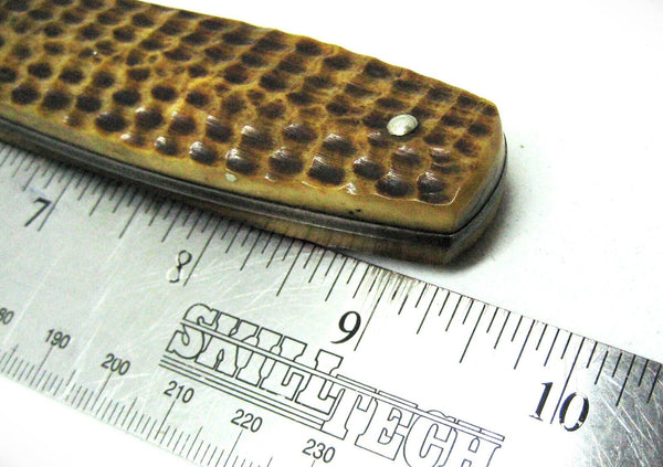 Vintage 1940s CASE Bone Handle Outers Hunting-Skinning Knife BBS & Sheath Mint!