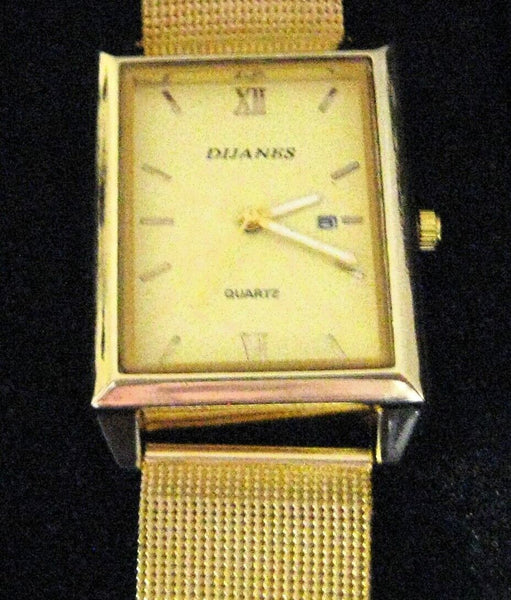 Watch Dejaines New Gold with gold strap Quartz