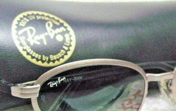 Ray-Ban USA Vintage NOS B&L Side Street W2852 Gloss Pewter G-15 New Sunglasses