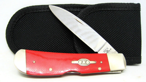 New CASE XX Bose Red 2021 G-10 Smooth Tribal Lock - New In Box
