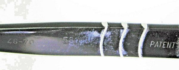 Persol Ratti Meflecto 1970s Vintage 58108 Rare Patent 48-70 Ebony Sunglasses