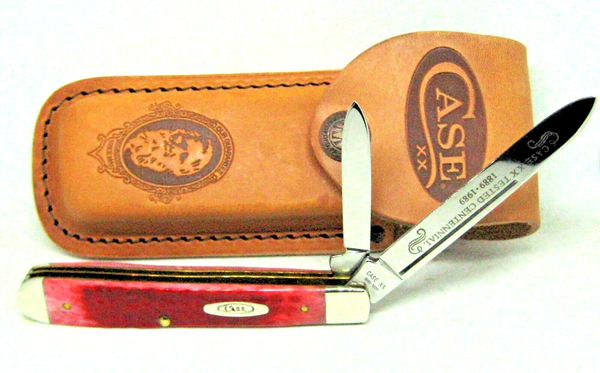 CASE XX USA 1889-1989 Centennial R62019SS Red Bone NIB English Jack Knife 02652