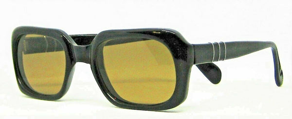 Persol Ratti Meflecto 1970s Vintage 58108 Rare Patent 48-70 Ebony Sunglasses