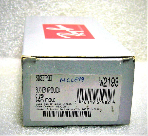 Ray-Ban USA Vintage NOS B&L Side Street Gridlock W193 MatBlk NEWinBOX Sunglasses - Vintage Sunglasses