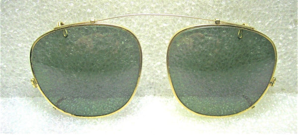 Vintage Ray-Ban USA 1950s Bausch & Lomb Rare "Clip-on" 48 *Excellent Sunglasses - Vintage Sunglasses