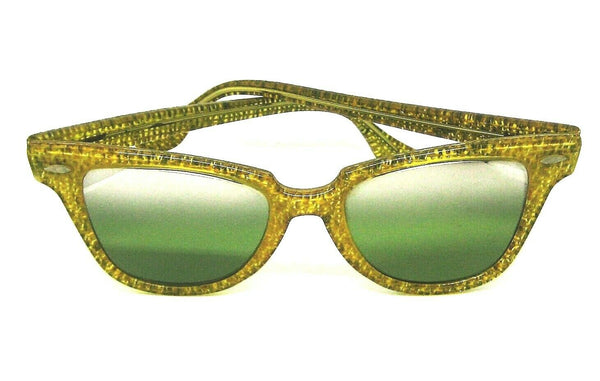 Vintage Ray-Ban USA NOS 1940/50 B&L Rare TGM RB-3 Rim-Wayfarer Sunglasses & Case