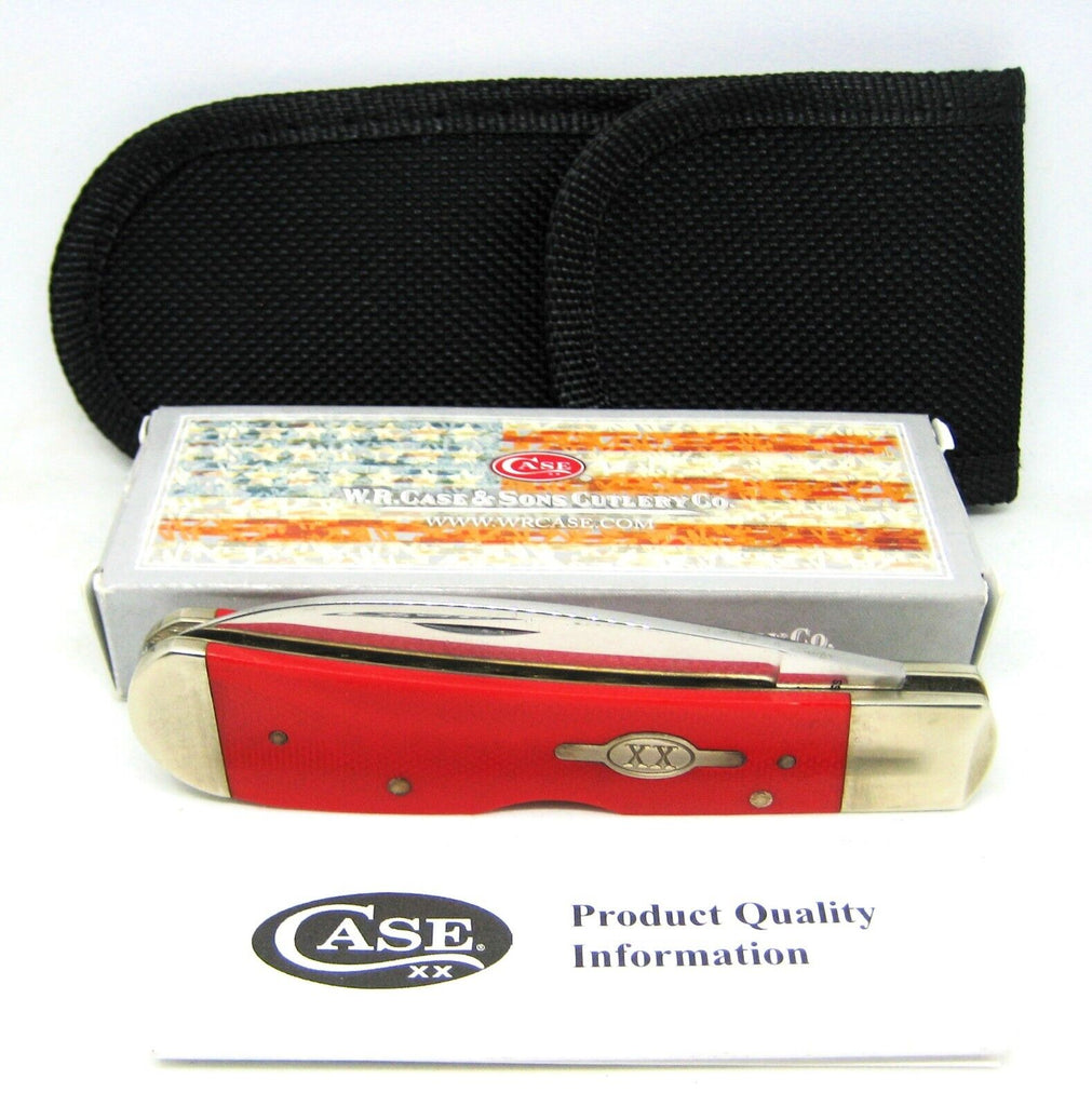 New CASE XX Bose Red 2021 G-10 Smooth Tribal Lock - New In Box