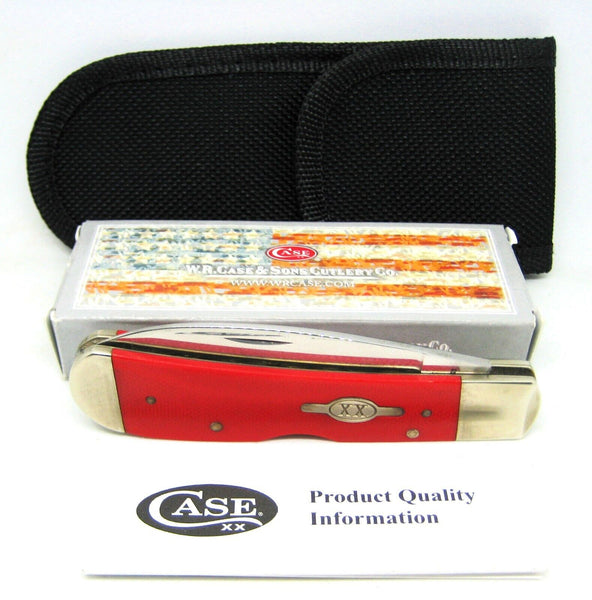 New CASE XX Bose Red 2021 G-10 Smooth Tribal Lock - New In Box