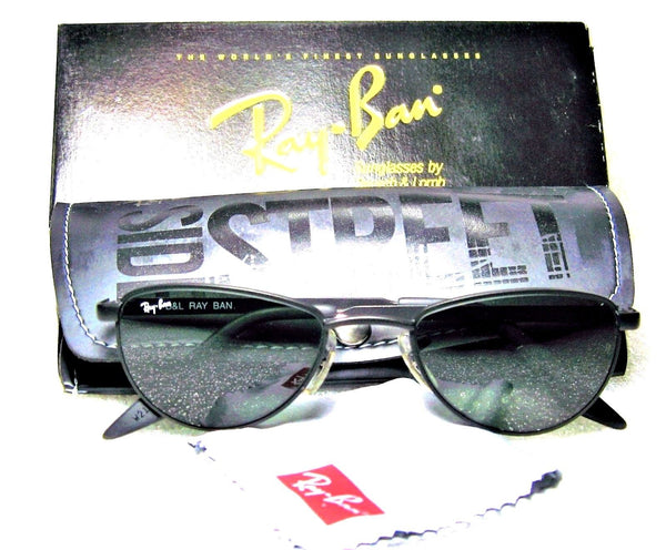 Ray-Ban USA Vintage *NOS B&L SideStreet Gridlock W193 MatBlk NEWinBOX Sunglasses - Vintage Sunglasses