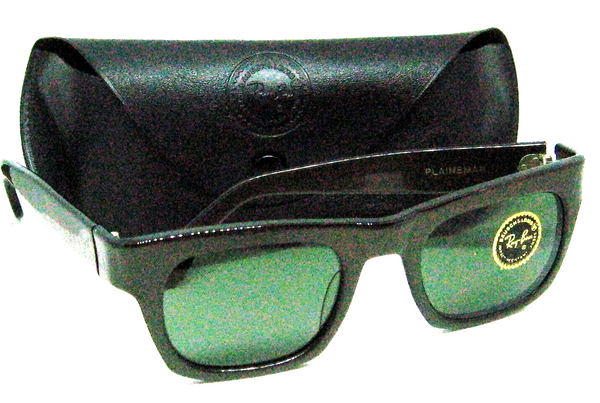 Ray-Ban NOS USA Vintage B&L 60s Plainsman Wayfarer SpaceGray New Rare Sunglasses