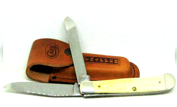 Case XX SS USA Natural Trapper 00279 New in Box Vintage 2003 NEW Knife & Sheath