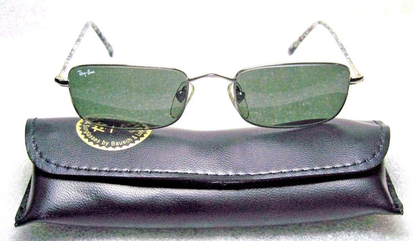 Vintage *NOS Ray-Ban USA B&L "Slim Line" W2653 Marble-Chrome *NEW Sunglasses - Vintage Sunglasses